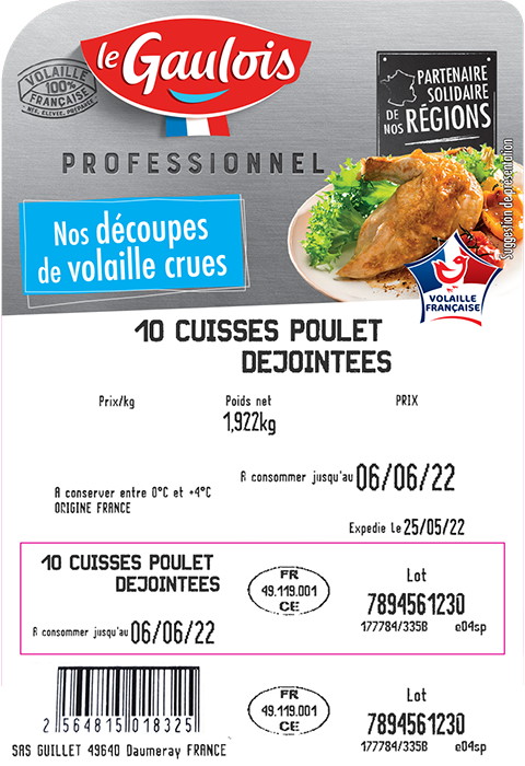 Etiquette de compostage Le Gaulois Professionnel