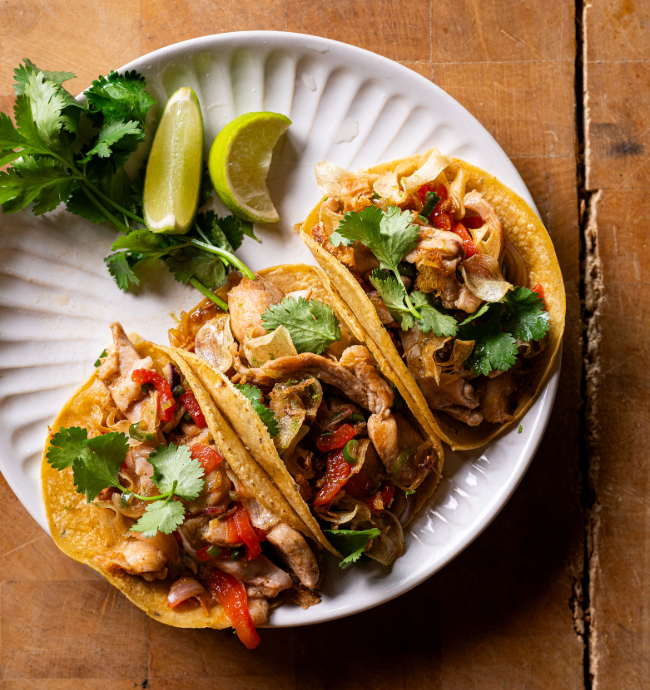 Tacos d&#039;émincés de lapin par Amandine Chaignot - Le Gaulois Pro