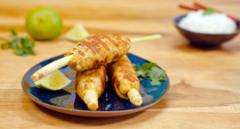 Brochette de filet de poulet à la citronnelle