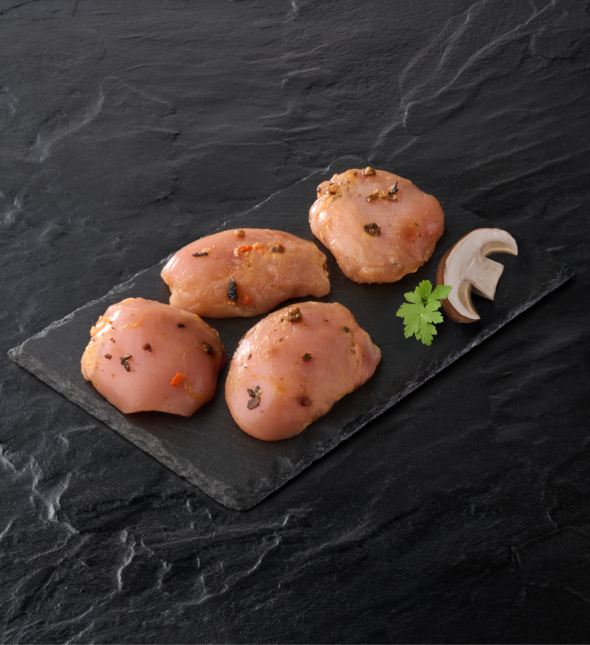 Médaillon de poulet aux cèpes Le Gaulois Professionnel