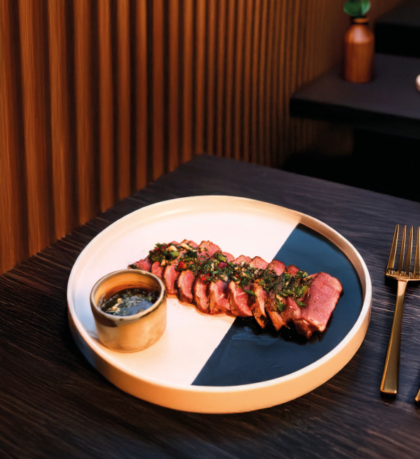 Filet de canard sauce chimichurri