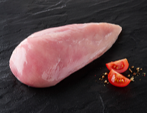 Une image de filet de poulet certifié