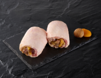 Ballotin de poulet garni marrons-abricots - Le Gaulois Professionnel
