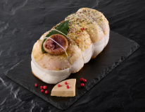 Rôti de chapon farci figue foie gras - Le Gaulois Professionnel
