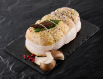 Rôti de chapon farci cèpes - Le Gaulois Professionnel