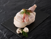 Demi chapon farci forestière - Le Gaulois Professionnel