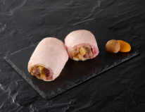 Ballotin de poulet garni marron et abricot - Le Gaulois Professionnel