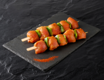 Brochette de sot-l'y-laisse de dinde à la mexicaine