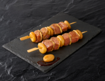 Brochette de filet de canard miel barbecue