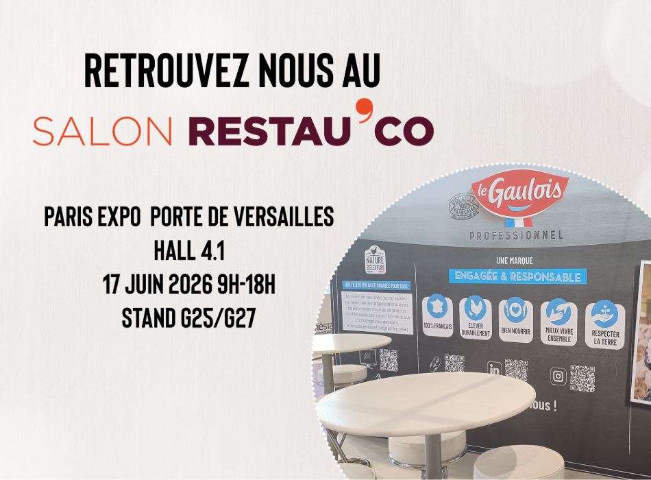 Le Gaulois Professionnel vous donne rendez-vous au Salon Restau'Co !